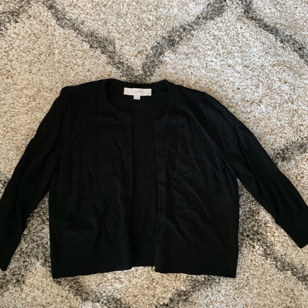 LOFT crop cardigan
